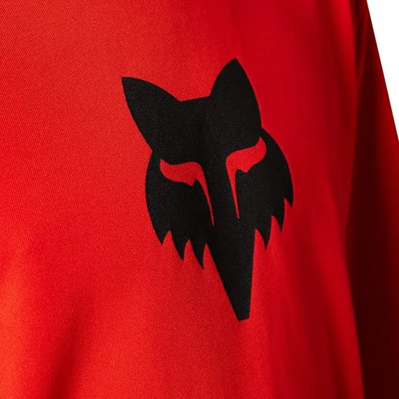 FOX Youth Ranger Mountain Bike Jersey in Flo Red-3